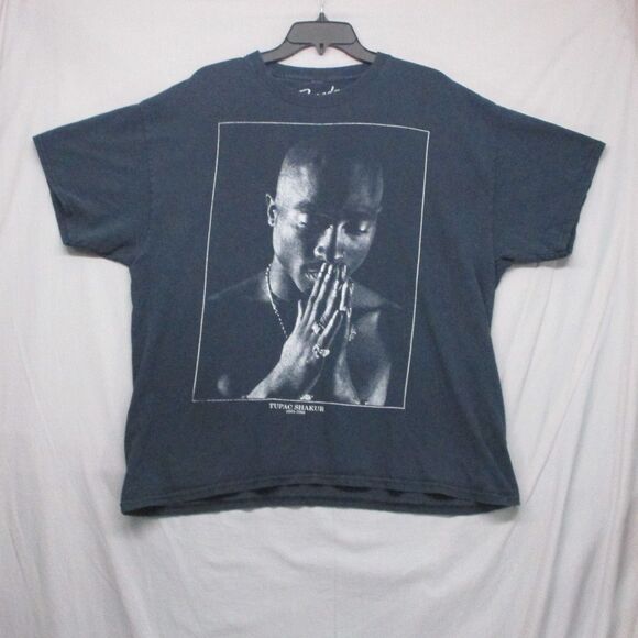Bravado Tupac Graphic Print T-Shirt Black Men Size | XL - Picture 1 of 7